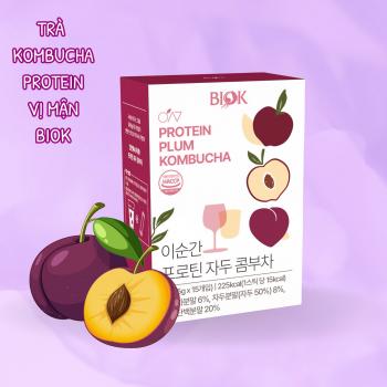 Trà Kombucha Mận Protein BIOK