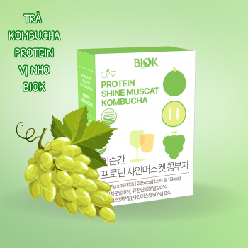 Trà Kombucha Nho Protein BIOK