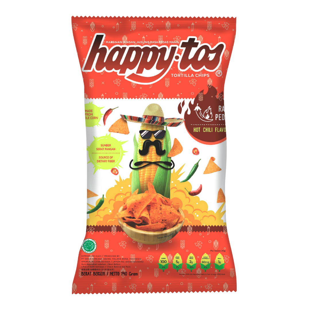 Snack Happy Tos Bắp Vị Cay Ngọt