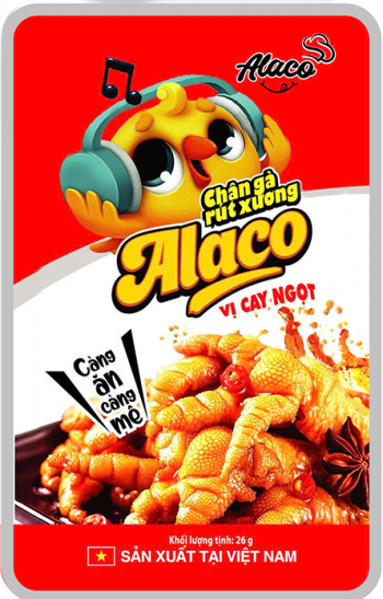 Chân gà rút xương vị cay ngọt ALACO 26g