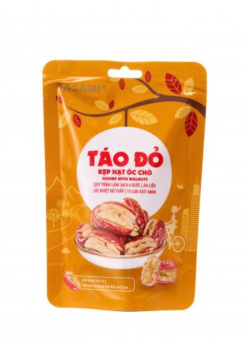 TÁO ĐỎ KẸP HẠT ÓC CHÓ TASAMI 60G