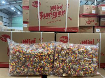 Kẹo dẻo mini burger OKI OKI 2500g
