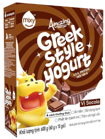 Sữa chua style Hy Lạp MIXY vị Socola