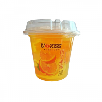 Thạch Cam Tươi & Thạch Dừa Ukiss 268 g