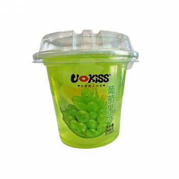 Thạch Nho Tươi & Thạch Dừa Ukiss 268 g